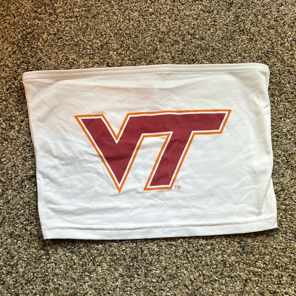Virginia Tech White Tube top
